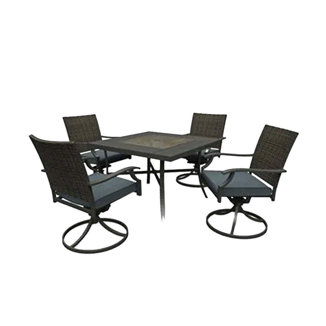 Four Seasons Courtyard 5pc All Weather Patio Furniture Dining Set (Open Box)