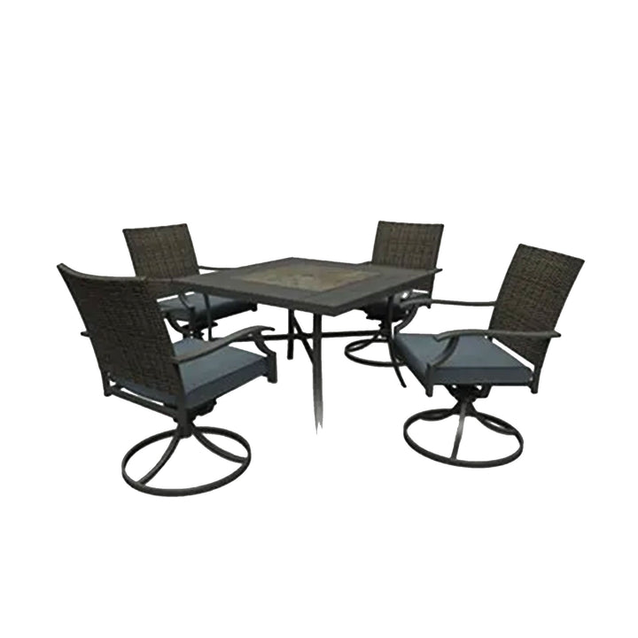 Four Seasons Courtyard 5pc All Weather Patio Furniture Dining Set (Open Box)