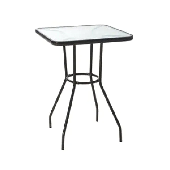 Four Seasons Courtyard Sunny Isle Glass Top Dining Table w/ Tempered Glass(Used)