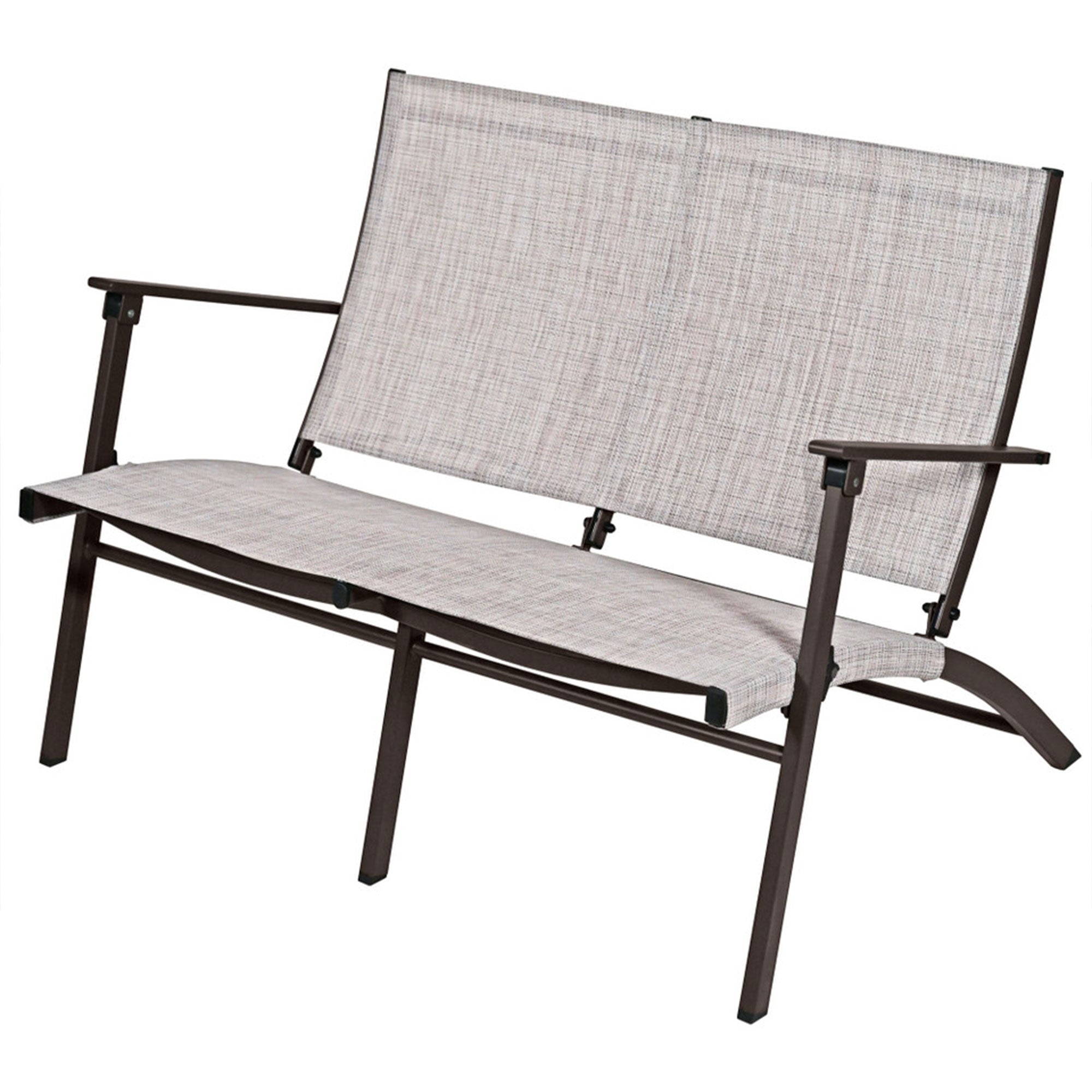 Four Seasons Courtyard Novara 4 PC Steel Folding Outdoor Conversation (Open Box)