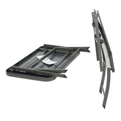 Four Seasons Courtyard Novara 4 PC Steel Folding Outdoor Conversation (Open Box)