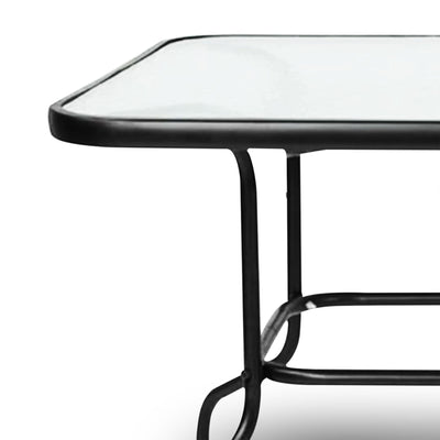 Four Seasons Courtyard Sunny Isle Glass Top Dining Table w/Tempered Glass (Used) - VMInnovations