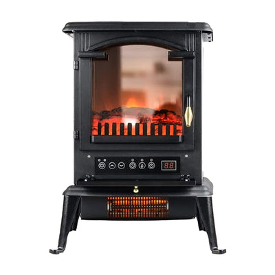 VOLTORB Freestanding Portable Electric Fireplace Heater Stove w/Remote (2 Pack)