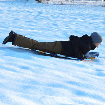 Flexible Flyer Snow Screamer 47 Inch Foam Snow Sled for Kids and Adults (2 Pack) - VMInnovations