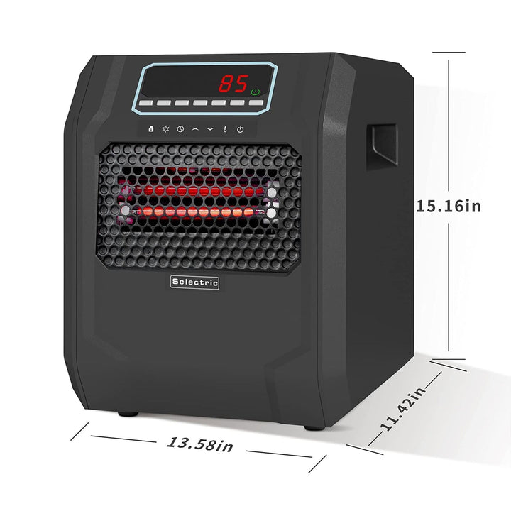 VOLTORB Portable Electric Space Heater w/Remote Control & Fan Only Mode (4 Pack)