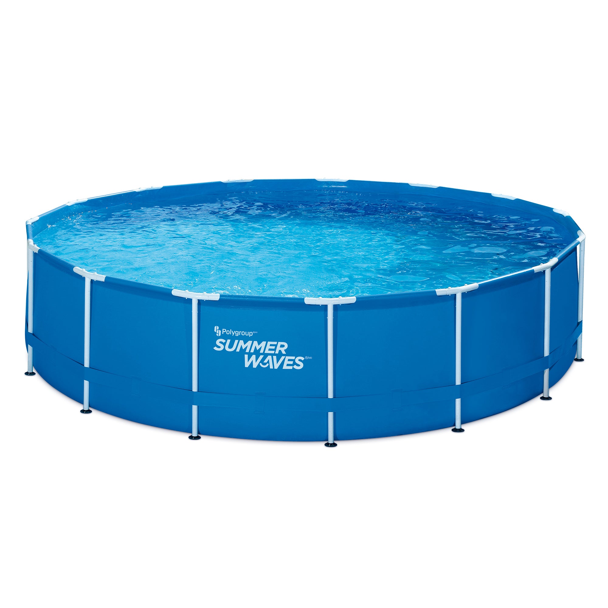 Summer Waves 15' x 33" Metal Frame Above Ground Pool Set with Pump (For Parts) - VMInnovations