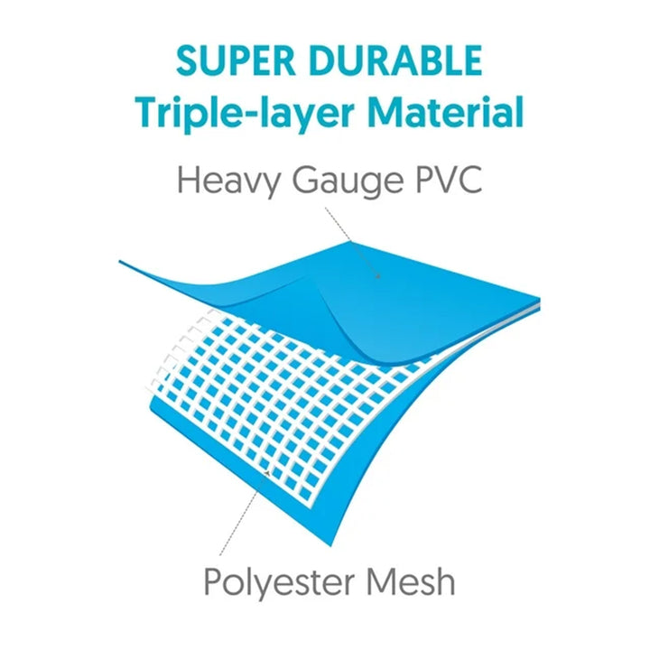 Summer Waves 15 Feet x 33 Inches Metal Frame Above Ground Pool Set with Pump - VMInnovations