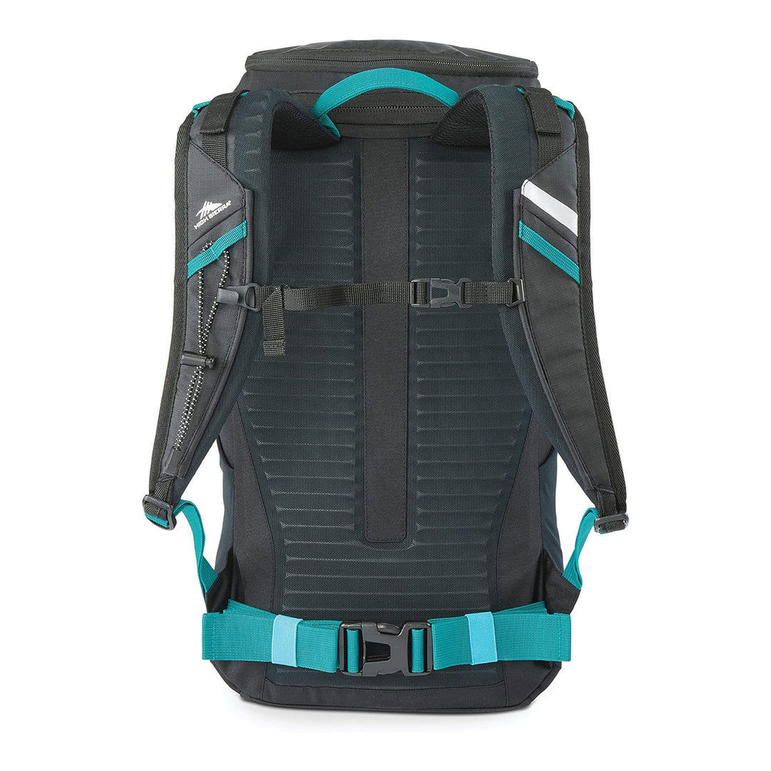 High Sierra Backpack with Hydration Storage & Sleeve for Hiking, Black(Open Box)