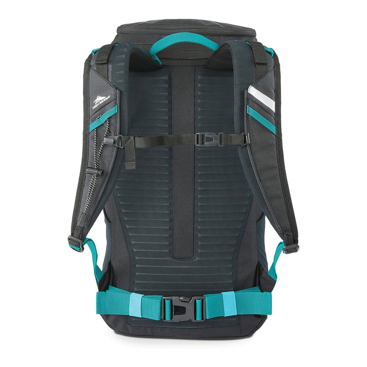 High Sierra Backpack with Hydration Storage & Sleeve for Hiking, Black(Open Box)