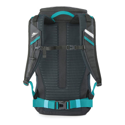 High Sierra Backpack with Hydration Storage & Sleeve for Hiking, Black(Open Box)