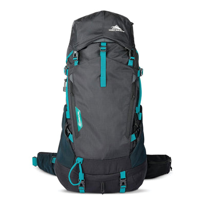 High Sierra 60L Pathway 2.0 Backpack w/ Hydration Storage for Hiking, Black