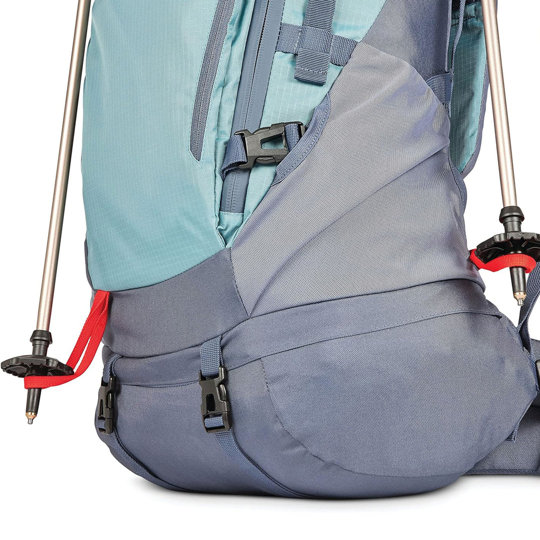 High Sierra Backpack w/Hydration Storage for Hiking, Arctic Blue(Open Box)