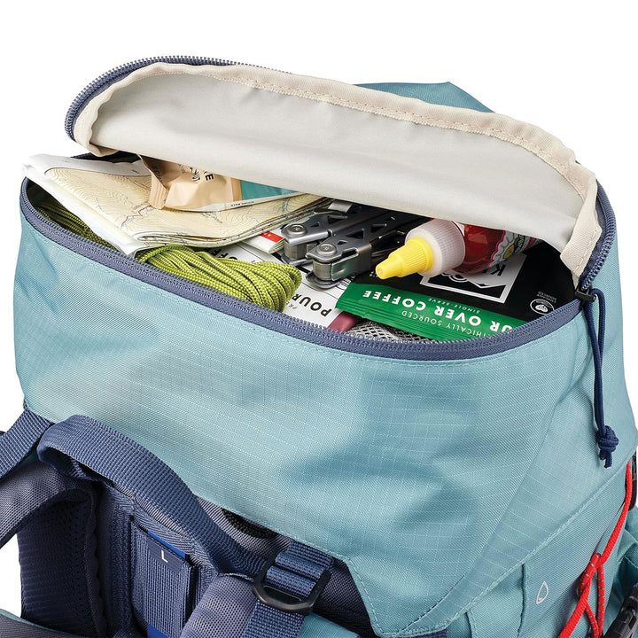 High Sierra Backpack w/Hydration Storage for Hiking, Arctic Blue(Open Box)