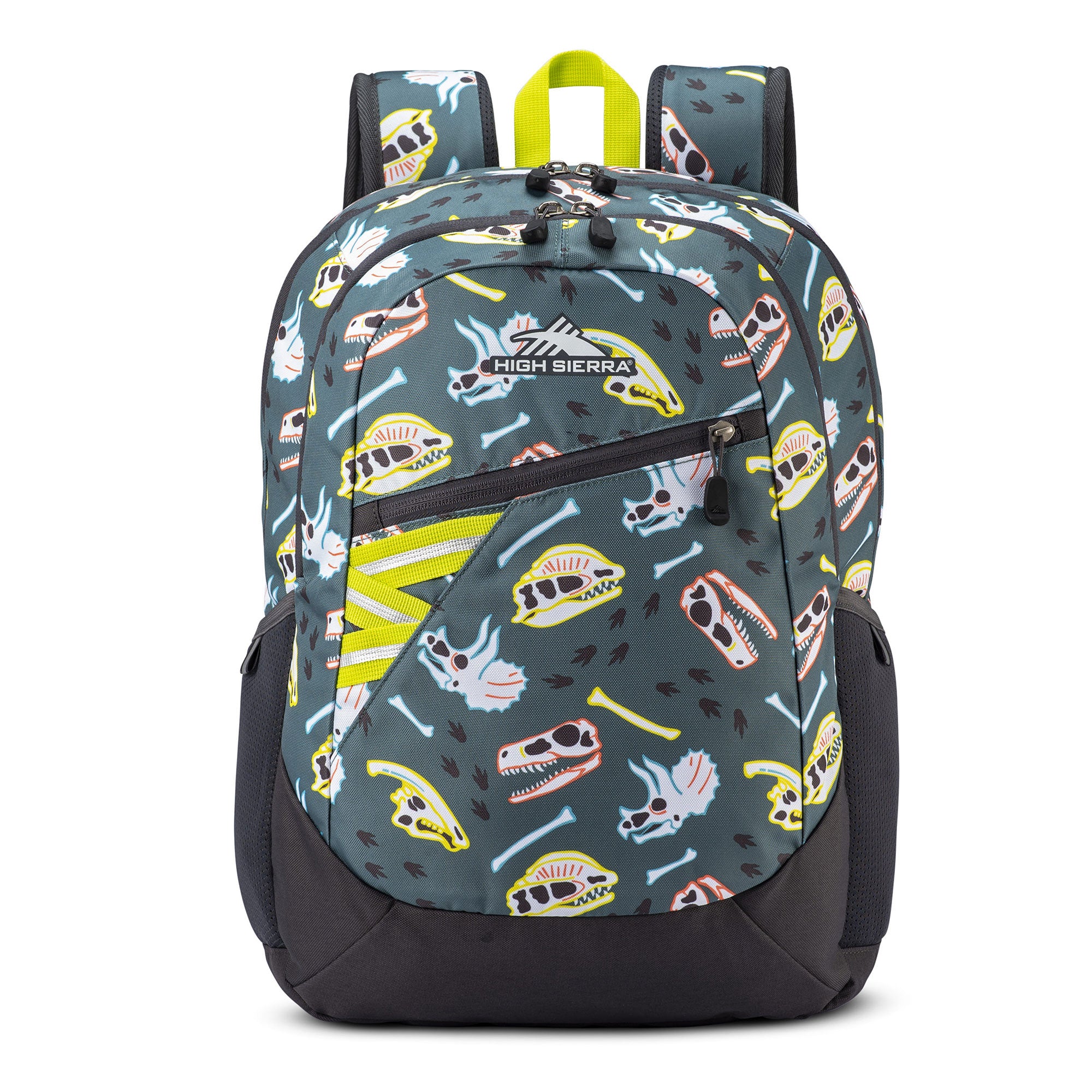High Sierra BTS Outburst Backpack for School and Travel, Dino Dig and Mercury