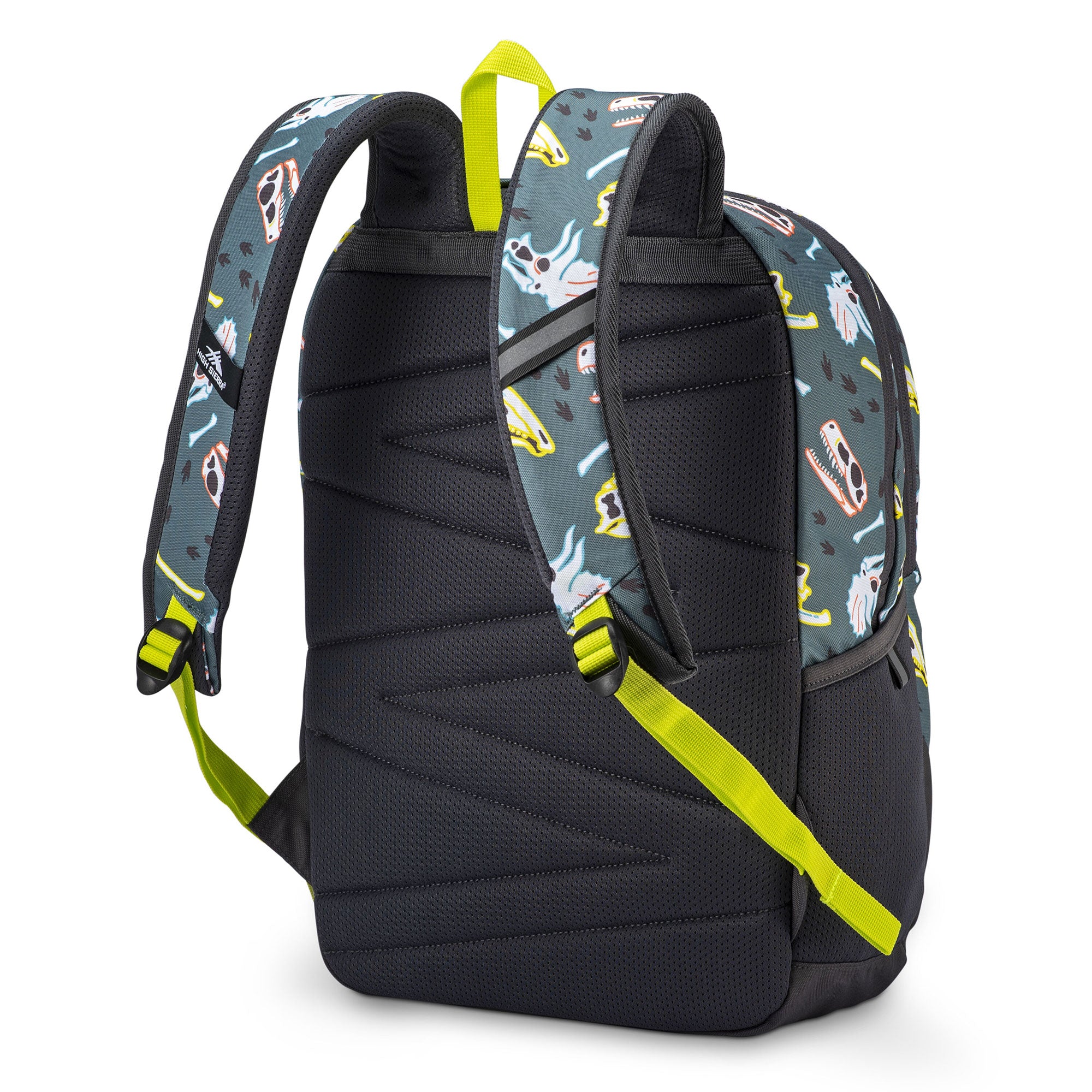 High Sierra BTS Outburst Backpack for School and Travel, Dino Dig and Mercury