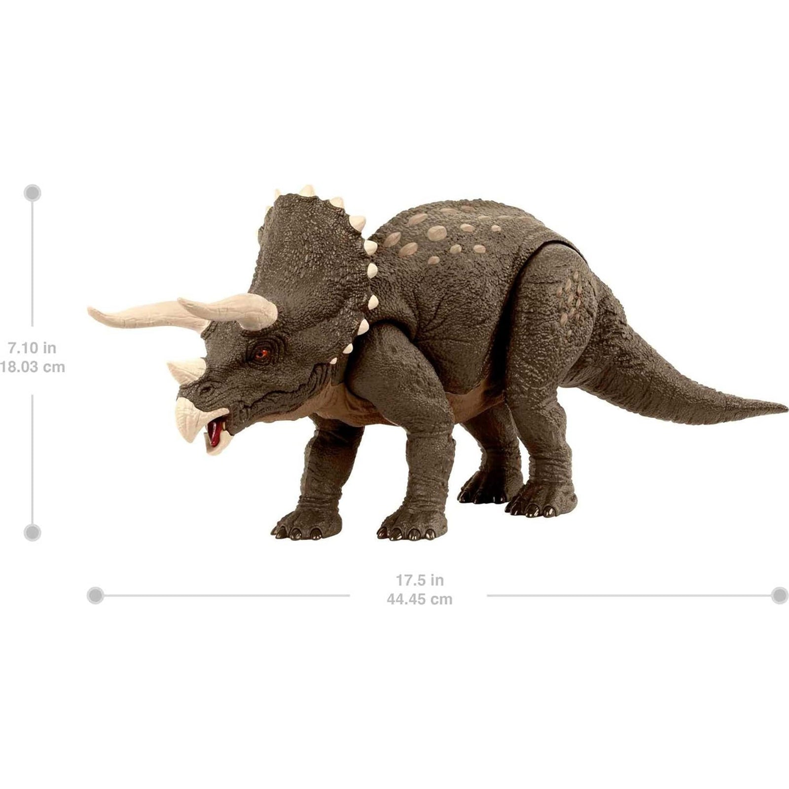 Jurassic World Triceratops Dinosaur Toy Habitat Defender Figure for 4 Years Plus - VMInnovations