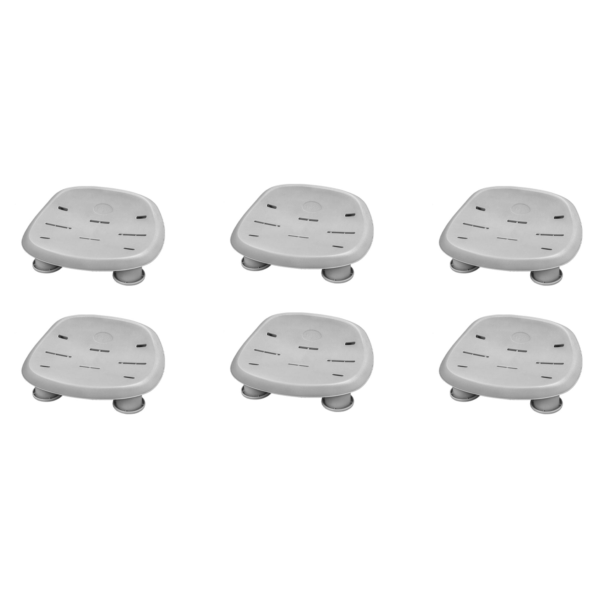 Bestway SaluSpa St Moritz Hot Tub with Set of 6 Underwater Pool and Spa Seats