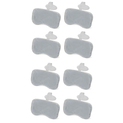 Bestway SaluSpa Padded Headrest Pillows with Adjustable Strap, Gray, (8 Pack) - VMInnovations