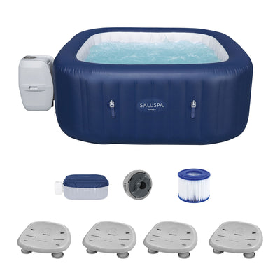 Bestway SaluSpa Hawaii AirJet Hot Tub w/4 Bestway SaluSpa Underwater Pool Seat
