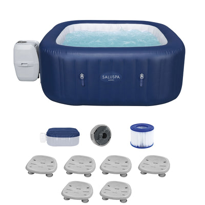 Bestway SaluSpa Hawaii AirJet Hot Tub w/6 Bestway SaluSpa Underwater Pool Seat