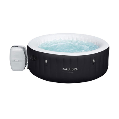 Bestway Miami SaluSpa Hot Tub w/Set of 4 Spa Seats and 4 Padded Headrest Pillows - VMInnovations