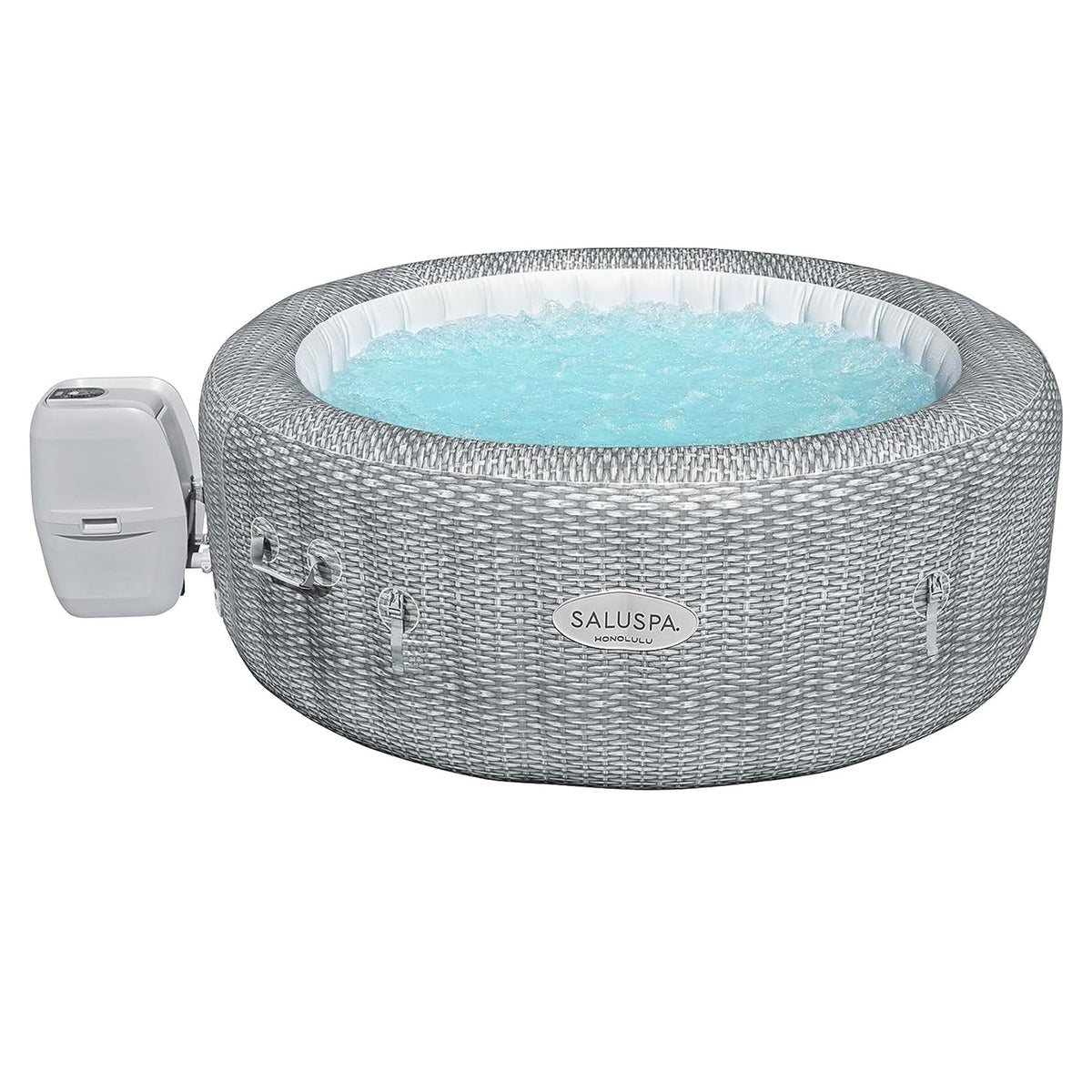 Bestway SaluSpa Honolulu AirJet Inflatable Hot Tub w/2 Non Slip Pool & Spa Seat