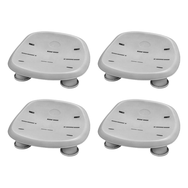 Bestway Coleman Miami Hot Tub w/4 Pack of SaluSpa Seat & 4 Headrest Pillows