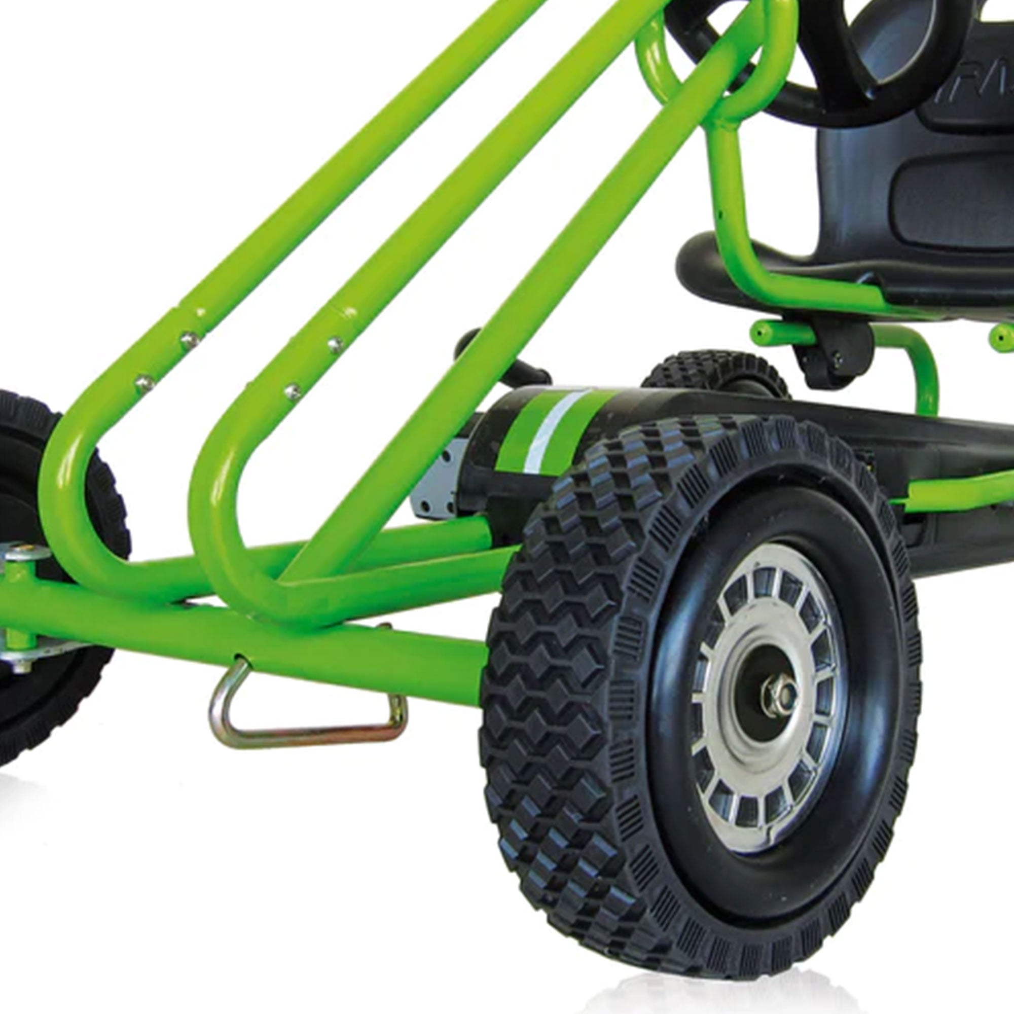 hauck Ergonomic Pedal Ride On Go Kart Toys for Boys and Girls, Green (Used) - VMInnovations