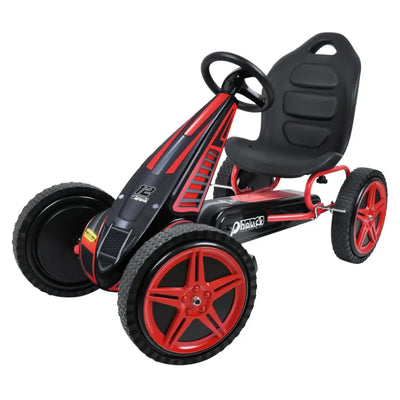 hauck Cyclone Pedal Go Kart with Adjustable Bucket Seat for Kids Ages 4 to 8 - VMInnovations