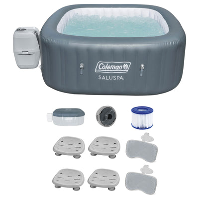 Bestway Hawaii AirJet Inflatable Hot Tub with 4 SaluSpa Spa Seats and 2 Pillows