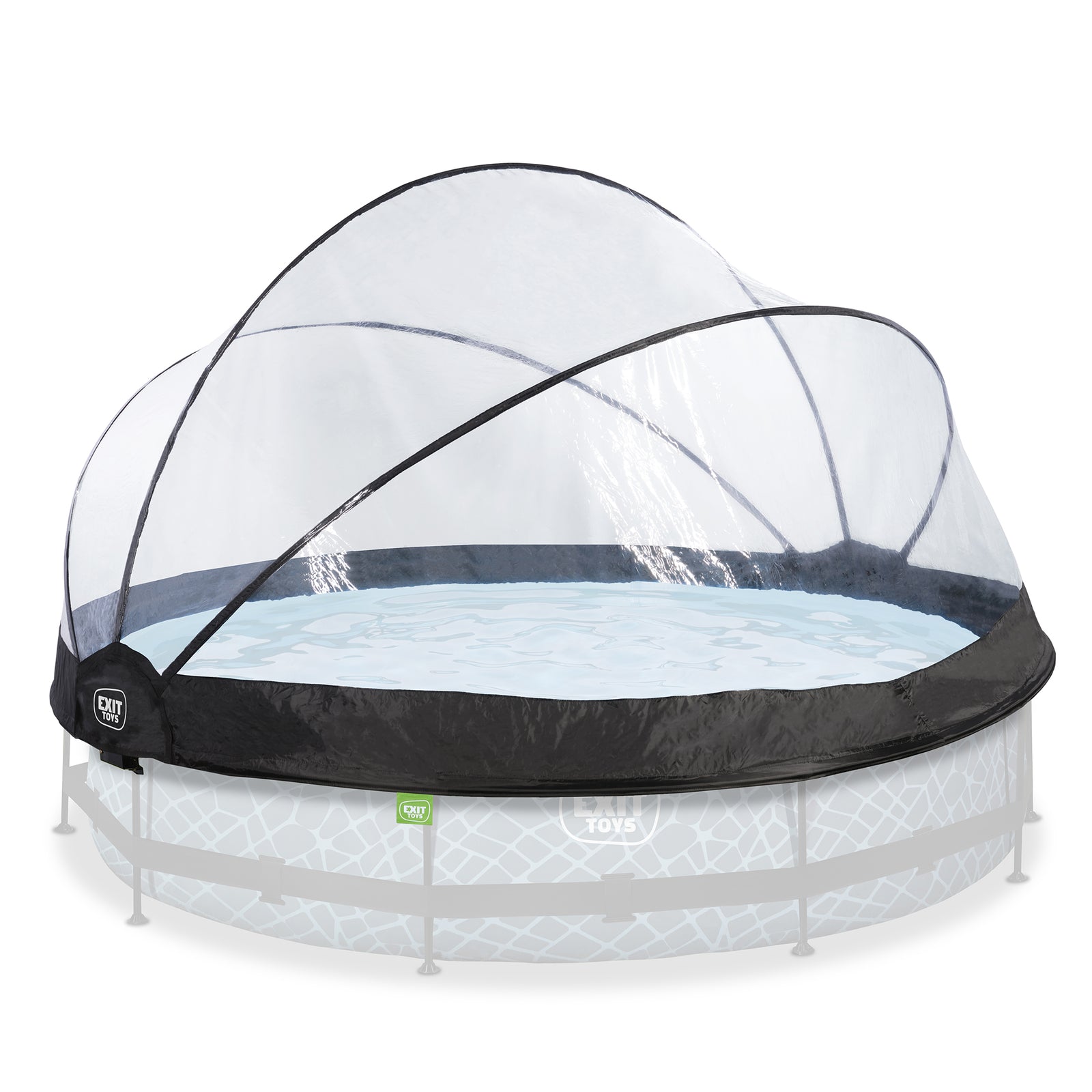 EXIT Toys 12 Foot Round Multifunctional Cover Dome Enclosure for Outdoor Pools - VMInnovations