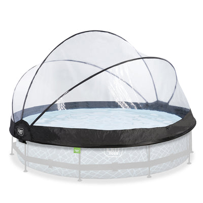 EXIT Toys 12 Foot Round Multifunctional Cover Dome Enclosure for Outdoor Pools - VMInnovations