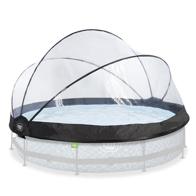 EXIT Toys 12 Foot Round Multifunctional Cover Dome Enclosure for Outdoor Pools