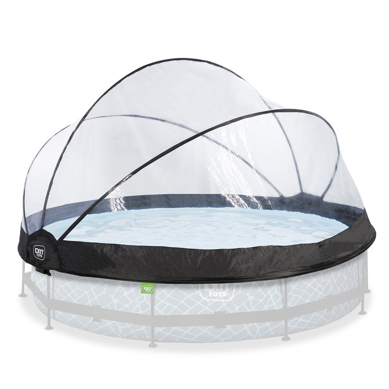 EXIT Toys 142 Inch Round Cover Dome Enclosure for Outdoor Pools (Open Box)