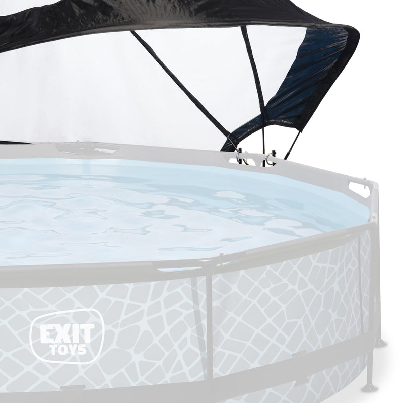 EXIT Toys 142 Inch Multifunctional Cover Dome Enclosure for Outdoor Pools (Used)