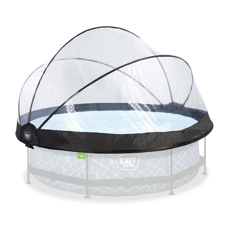 EXIT Toys 10 Foot Round Multifunctional Cover Dome Enclosure for Outdoor Pools