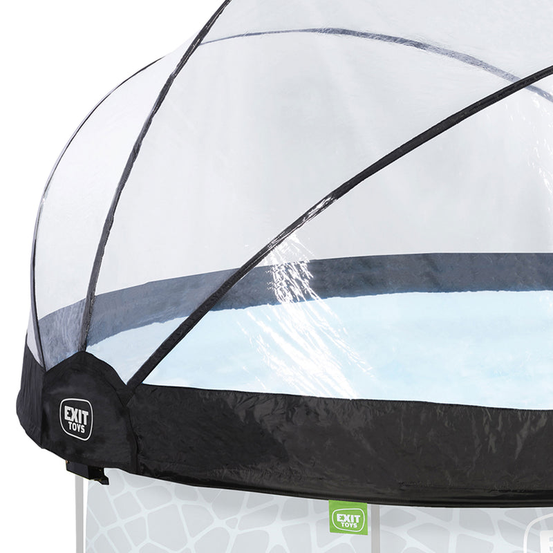 EXIT Toys 118" Multifunctional Cover Dome Enclosure for Outdoor Pools (Open Box)