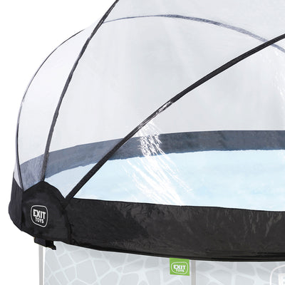 EXIT Toys 118 Inch Multifunctional Cover Dome Enclosure for Outdoor Pools (Used)