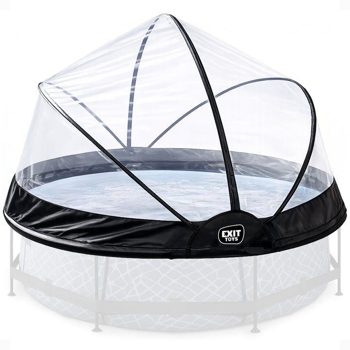 EXIT Toys 10 Foot Round Multifunctional Cover Dome Enclosure for Outdoor Pools - VMInnovations