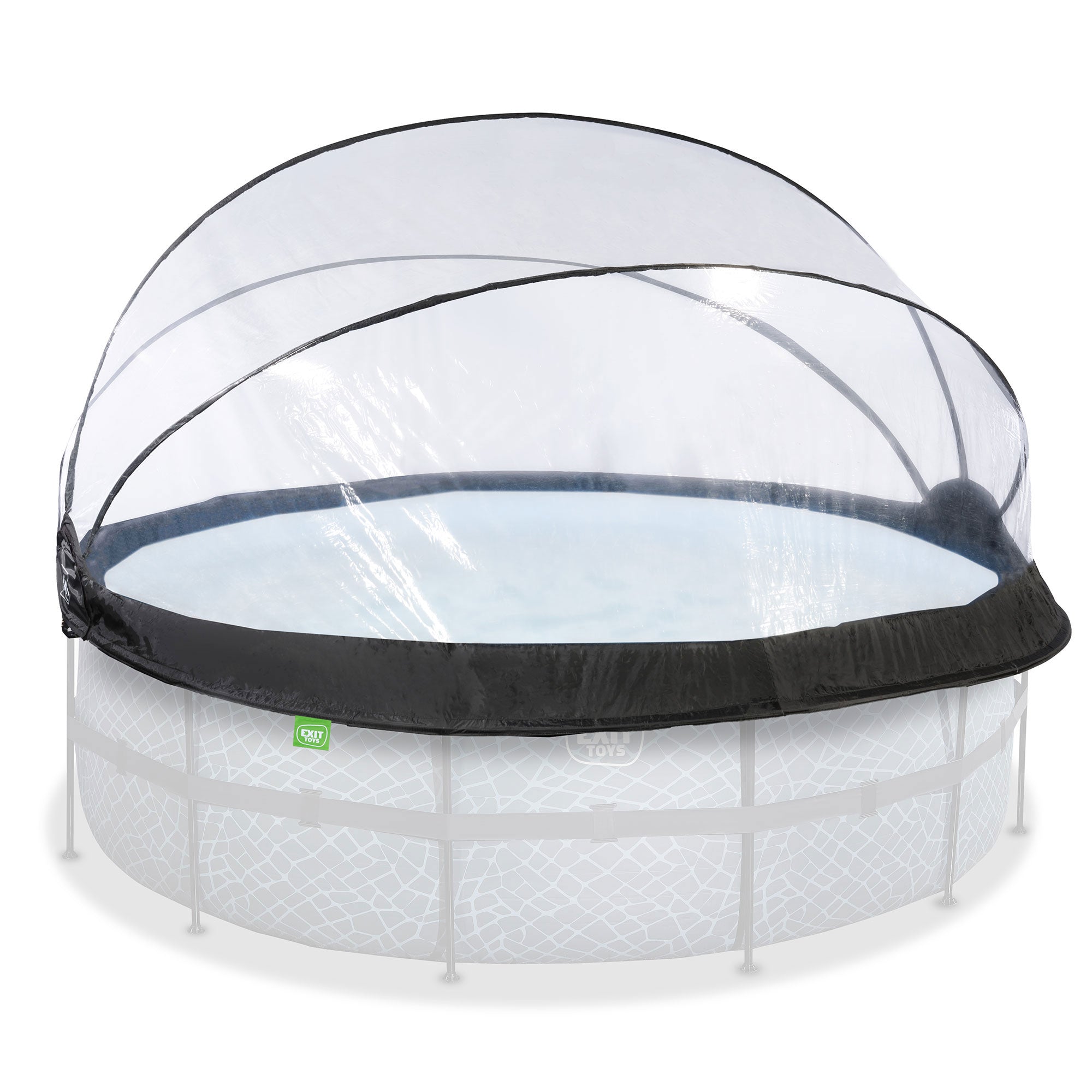 EXIT Toys 168" Round Multifunctional Cover Dome Enclosure for Pools (Open Box) - VMInnovations