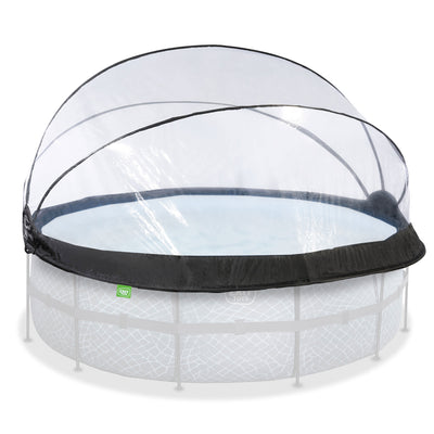 EXIT Toys 168" Round Multifunctional Cover Dome Enclosure for Pools (Open Box) - VMInnovations