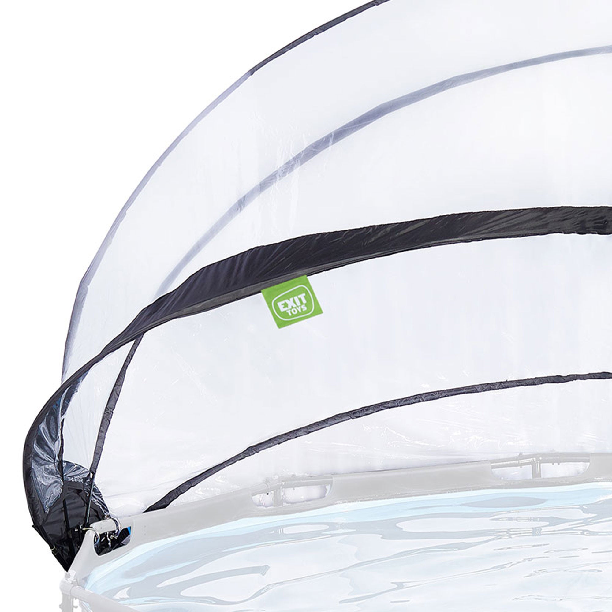 EXIT Toys 15 Foot Round Multifunctional Cover Dome Enclosure for Outdoor Pools - VMInnovations