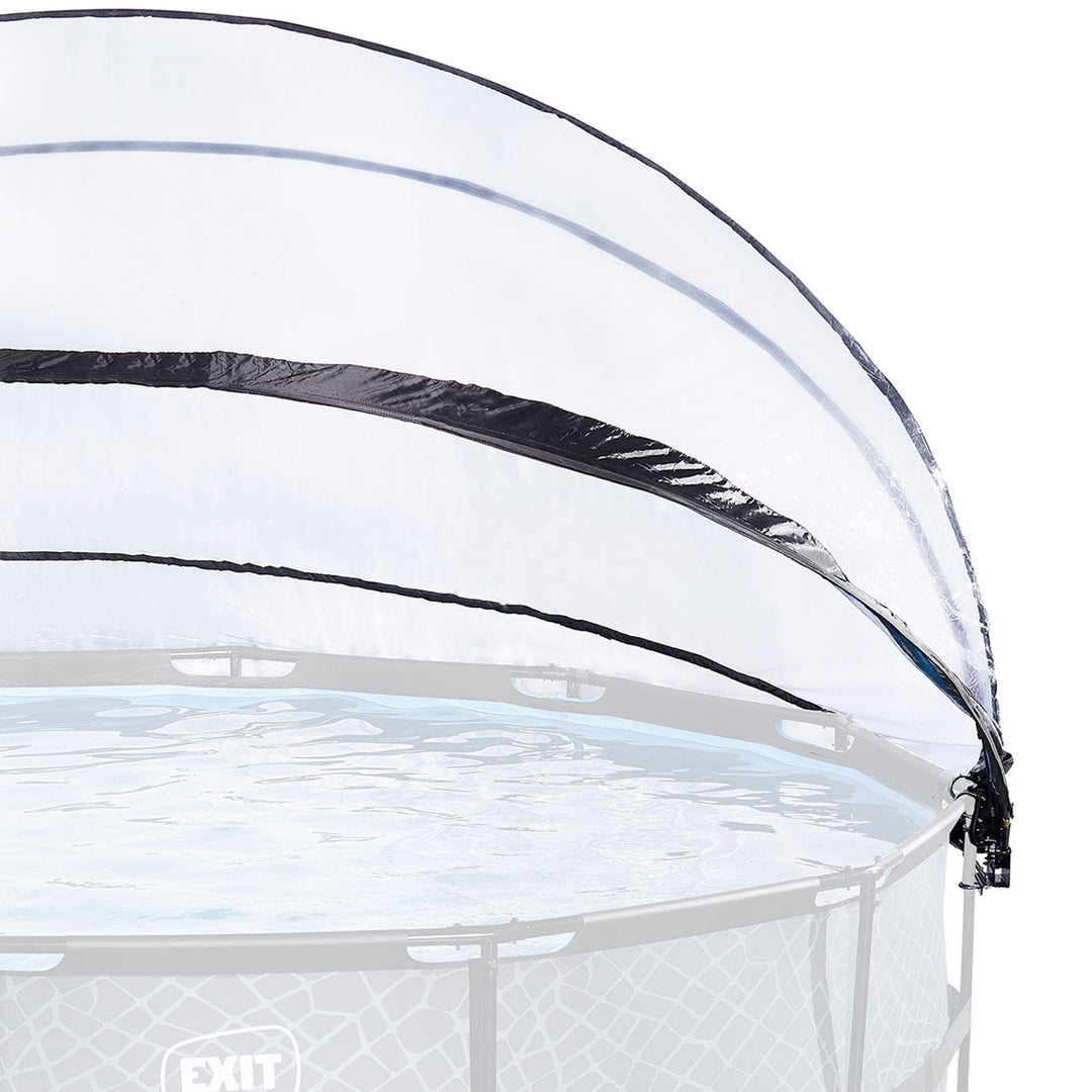 177" Round Multifunctional Cover Dome Enclosure for Outdoor Pools (Open Box)