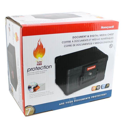 1/2 Hour Fire Resistant Protection Document Chest Safe .15 Cu Ft (Open Box)