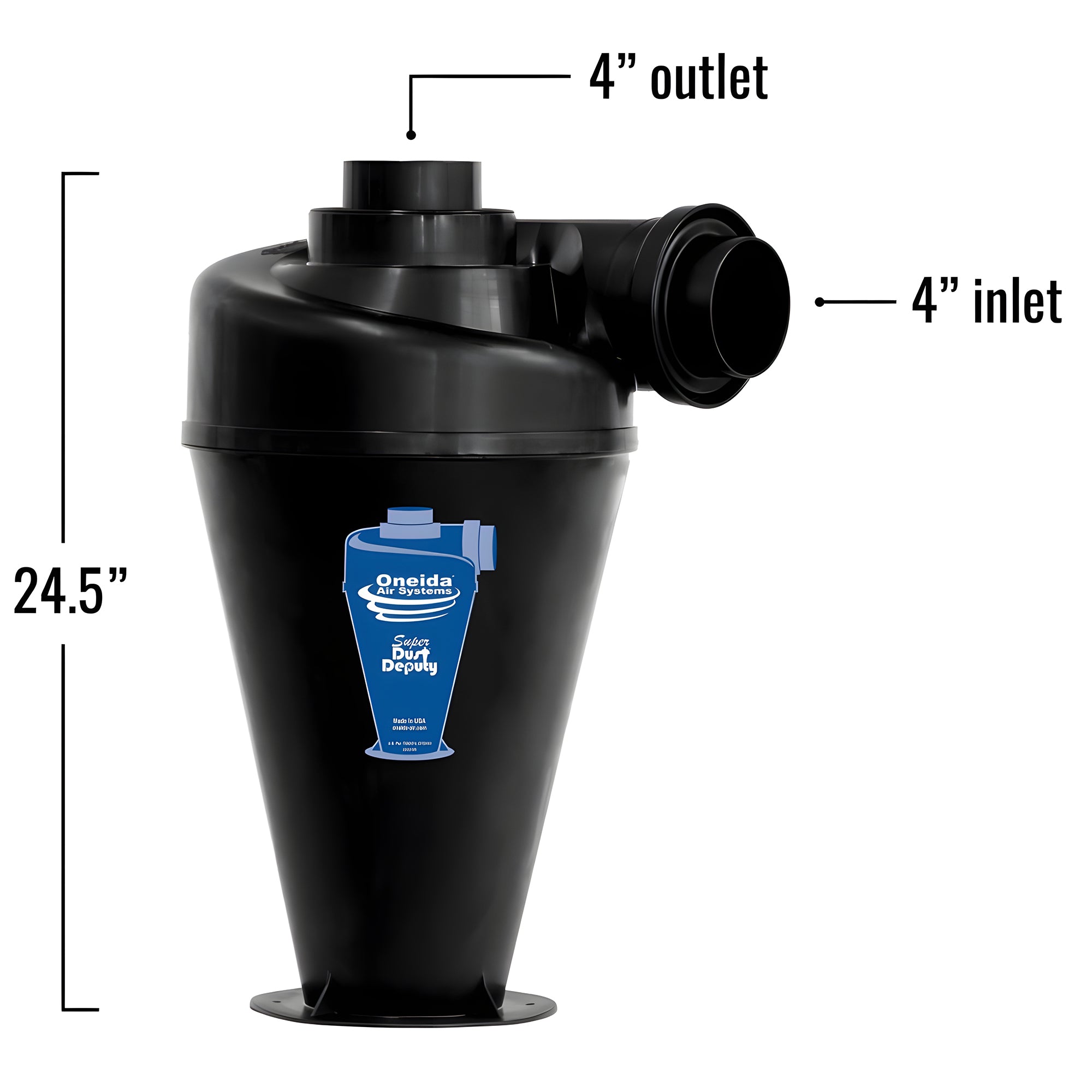 Oneida Air Systems 4/5 Deluxe Cyclone Kit for Dust Collectors (Open Box) - VMInnovations
