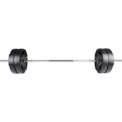 BalanceFrom Standard Coded Olympic Barbell 60 Pound Weight Plate Set (Open Box) - VMInnovations