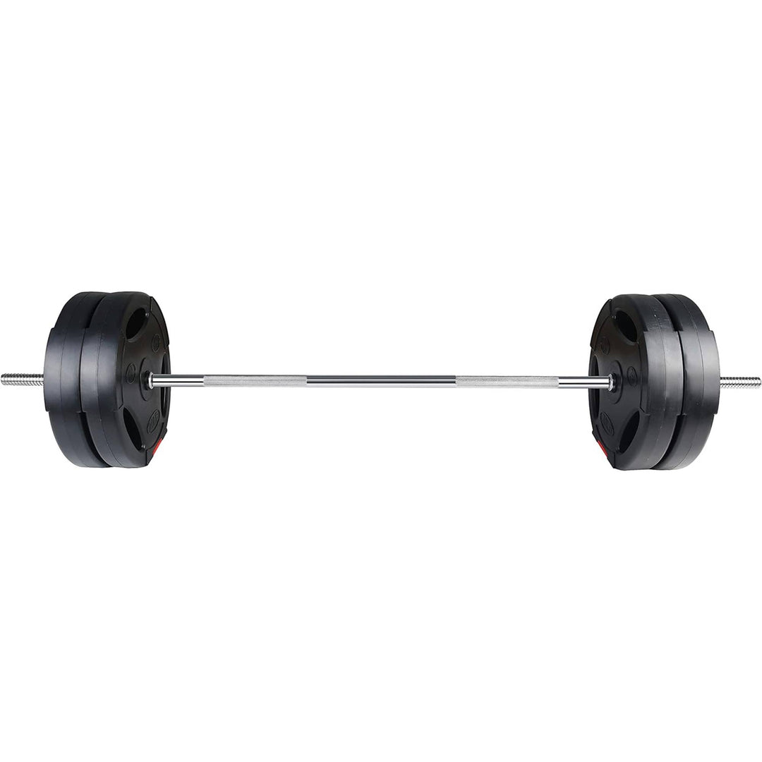 BalanceFrom Standard Coded Olympic Barbell 80 Pound Weight Plate Set,Black(Used) - VMInnovations