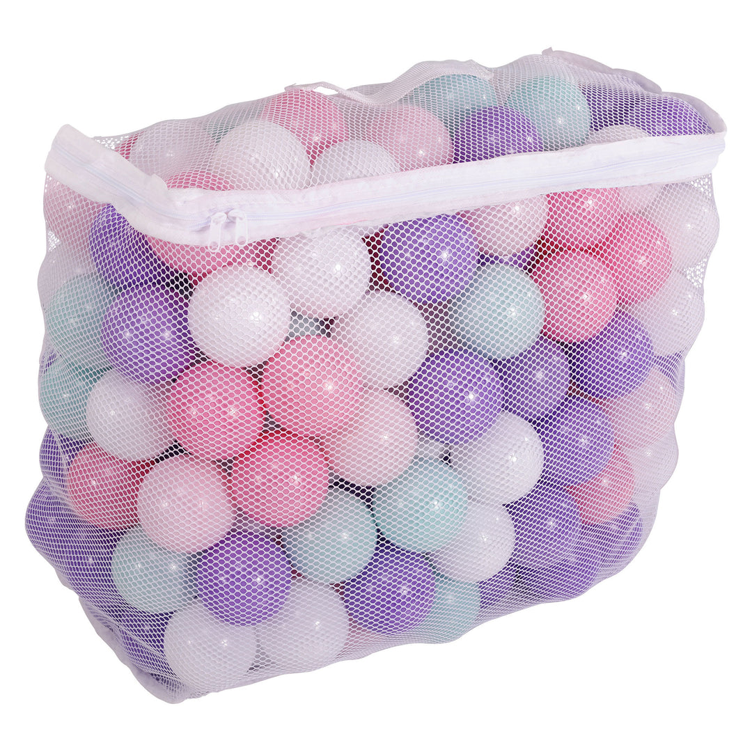 BalanceFrom Fitness 2.3" Crush Proof Play PitBalls w/Storage Bag,200 Count(Used)