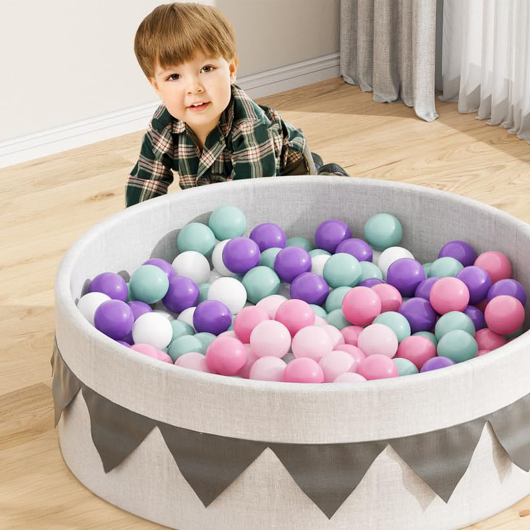 BalanceFrom 2.3" Crush Proof Play Pit Balls w/Storage Bag, 400 Count (Open Box)