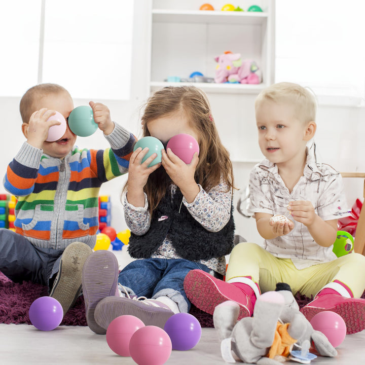 BalanceFrom 2.3" Crush Proof Play Pit Balls w/Storage Bag, 400 Count (Open Box) - VMInnovations